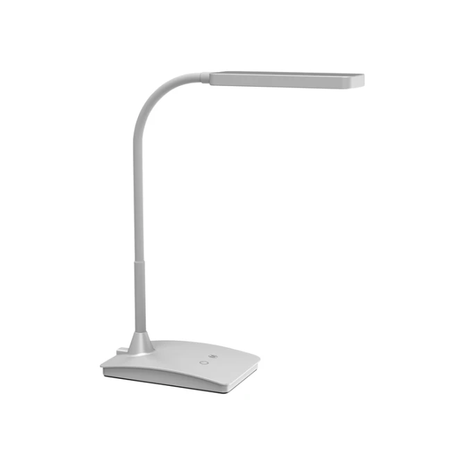 Bureaulamp MAUL Pearly LED colour vario dimbaar zilver