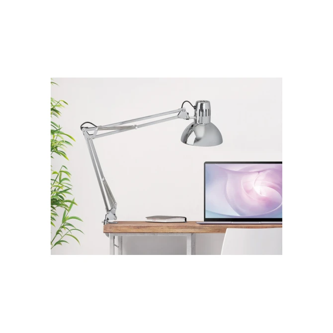 Bureaulamp MAUL Study met tafelklem chroom excl. LED lamp