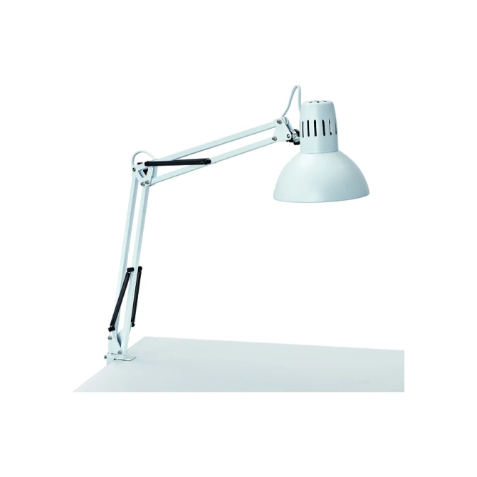 Bureaulamp MAUL Study tafelklem excl.LED lamp E27 wit