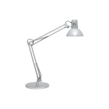Bureaulamp MAUL Study voet excl.LED lamp E27 zilver Bureaulamp MAUL Study voet excl.LED lamp E27 zilver