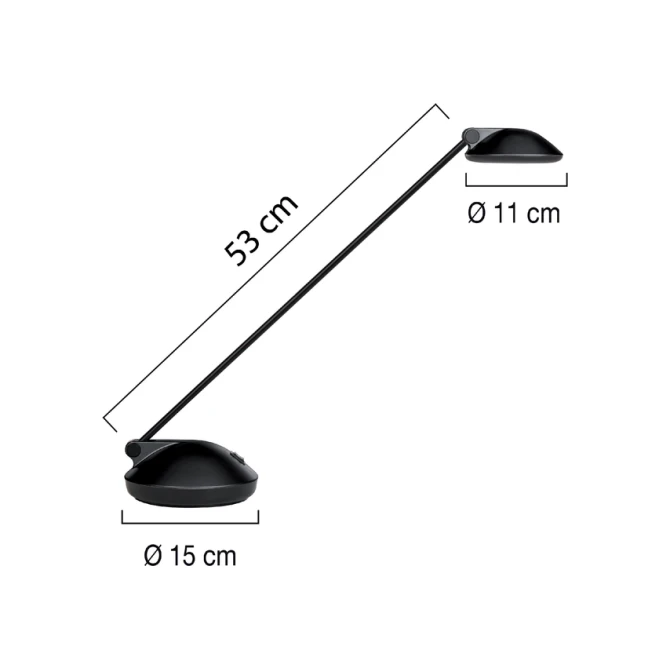 Bureaulamp Unilux Joker led zwart