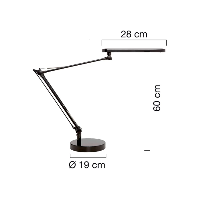 Bureaulamp Unilux Mambo led zwart