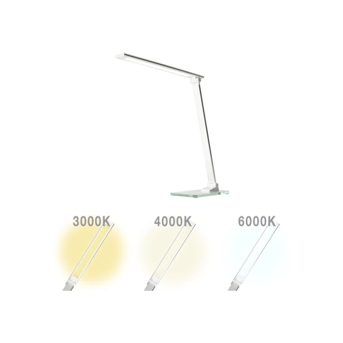 Bureaulamp Unilux Popy led wit
