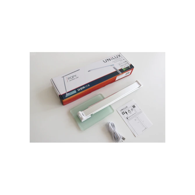 Bureaulamp Unilux Popy led wit