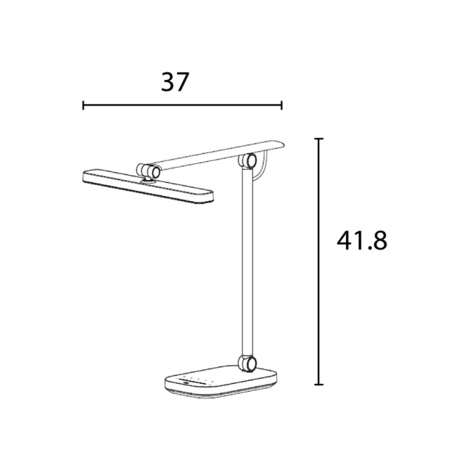 Bureaulamp Unilux Pureline led wit