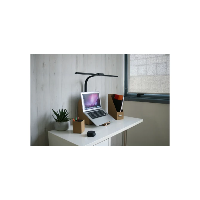 Bureaulamp Unilux Strata base led zwart