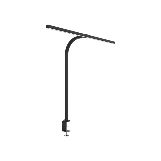 Bureaulamp Unilux Strata led tafelklem zwart