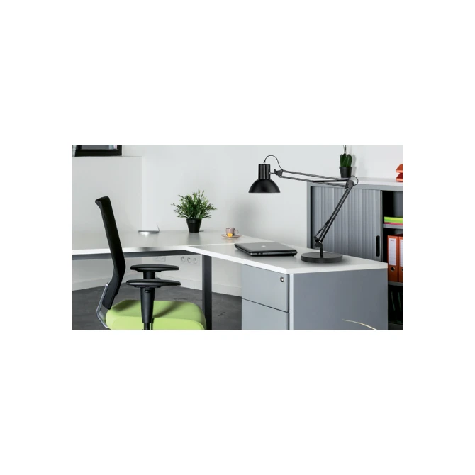 Bureaulamp Unilux Success 66 led tafelklem zwart