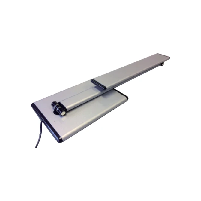 Bureaulamp Unilux Terra led aluminium grijs