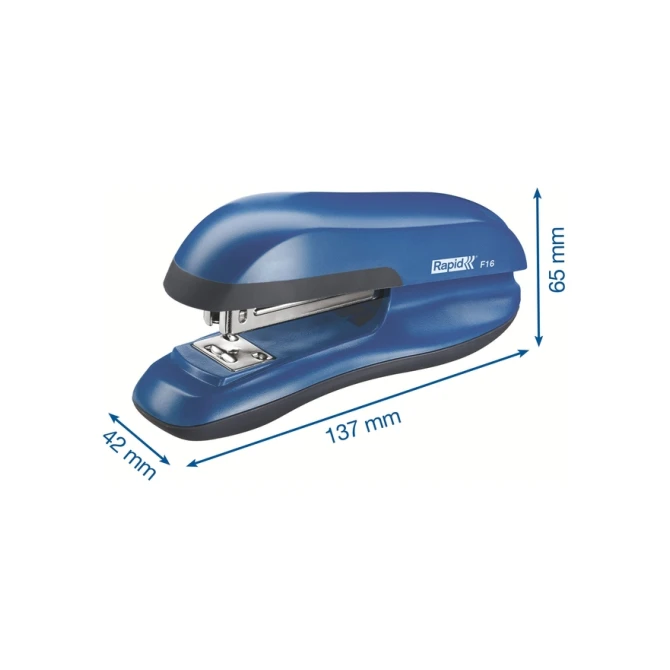 Bureaunietmachine Rapid Fashion full-strip F16 20 vel blauw