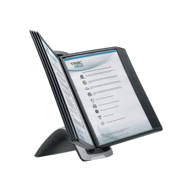 Bureaustandaard Durable 5855 Sherpa Style 10-tassen zwart