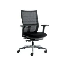 Bureaustoel Euroseats Curve Deluxe zwart Bureaustoel Euroseats Curve Deluxe zwart