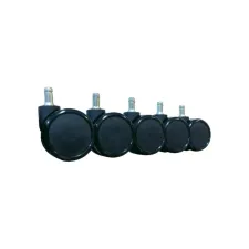 Bureaustoelwielen Euroseats zacht 5 stuks Bureaustoelwielen Euroseats zacht 5 stuks