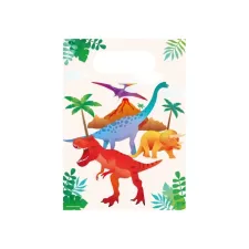 Cadeau tasjes Dino papier 23x16,5cm 6 stuks
