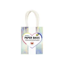Cadeautas Folia iriserend kraft 12x15x5.5cm 10 stuks