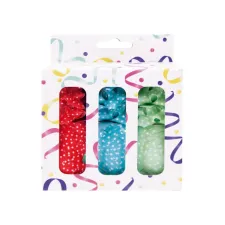 Cadeauversierset 3 rollen lint en 9 strikken assorti