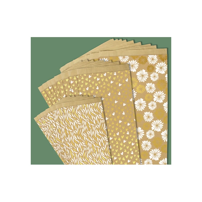 Cadeauzak Claierfontaine 16x30x5cm kraft harten 50 stuks