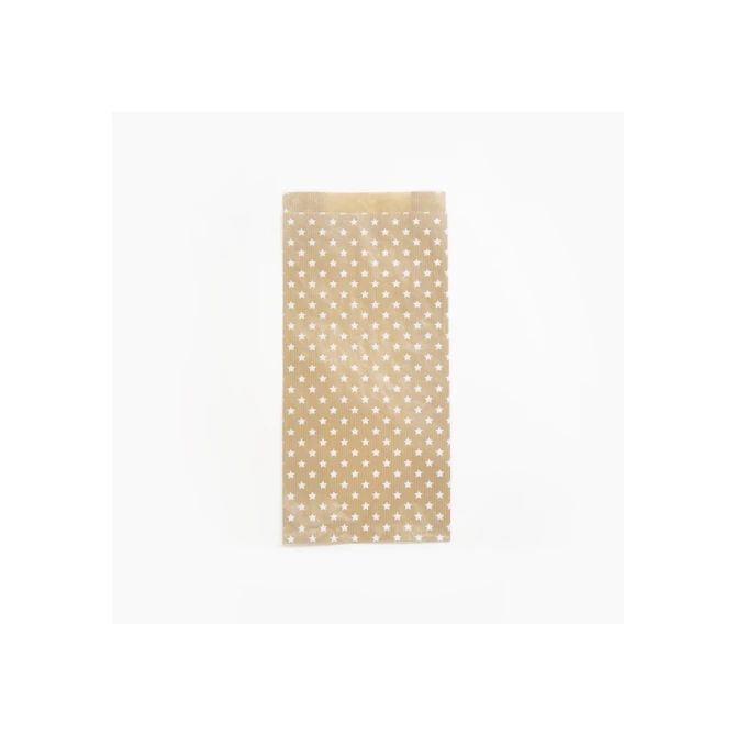 Cadeauzak Clairefontaine16x30x5cm kraft sterren 50 stuks