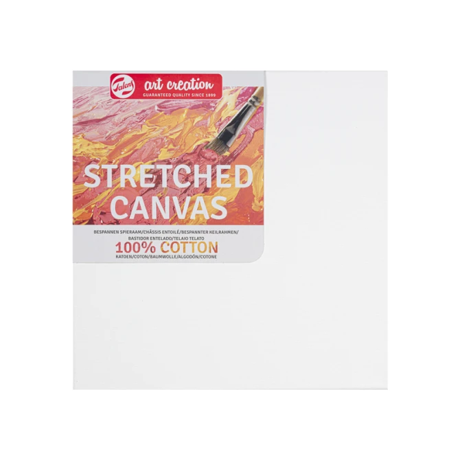 Canvasboard Talens Art Creation katoen 300x300mm wit