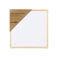 Canvaspaneel Creativ Company met lijst 158x158mm wit