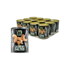 Cashewnoten NoyNuts gezouten blik 40 gram Cashewnoten NoyNuts gezouten blik 40 gram