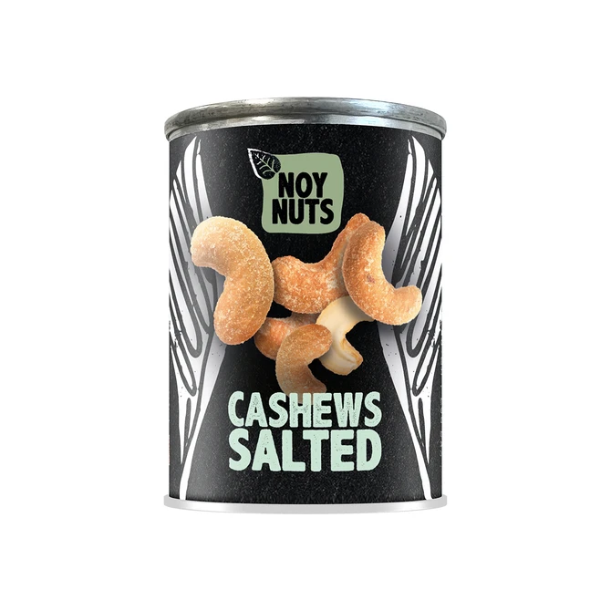 Cashewnoten NoyNuts gezouten blik 40 gram