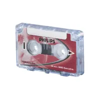 Cassette dicteer Philips LFH 0005 2x15min met clip