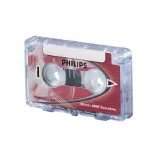 Cassette dicteer Philips LFH 0005 2x15min met clip Cassette dicteer Philips LFH 0005 2x15min met clip