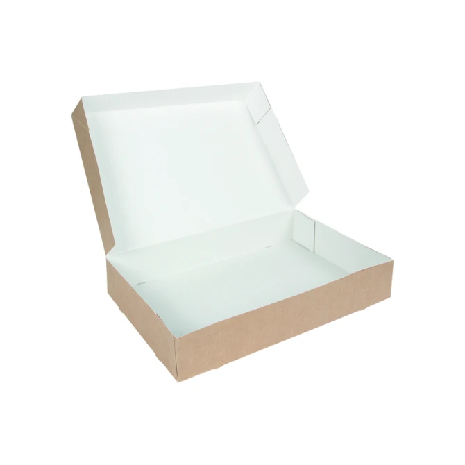 Cateringdoos IEZZY 46cm plasticvrij bruin 10 stuks