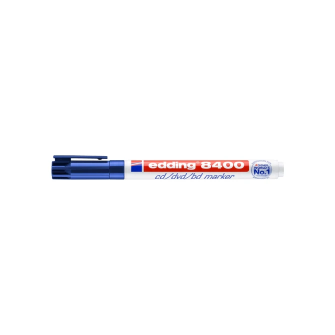 Cd marker edding 8400 rond 0.5-1.0mm blauw
