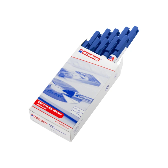 Cd marker edding 8400 rond 0.5-1.0mm blauw