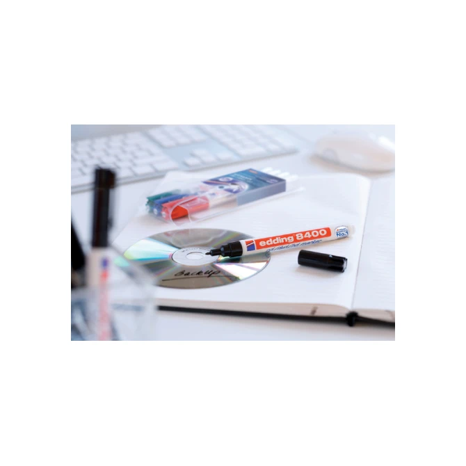 Cd marker edding 8400 rond 0.5-1.0mm blauw