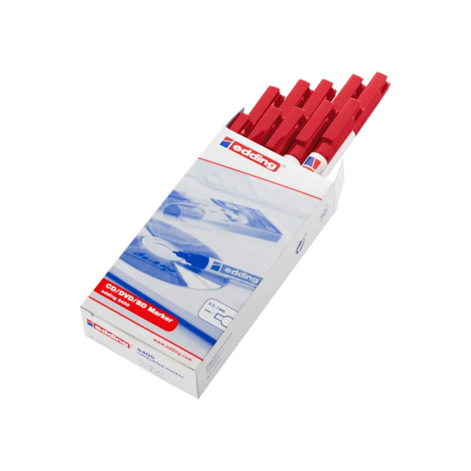 Cd marker edding 8400 rond 0.5-1.0mm rood