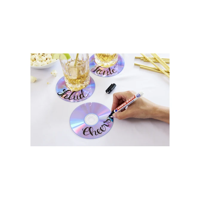 Cd marker edding 8400 rond 0.5-1.0mm zwart