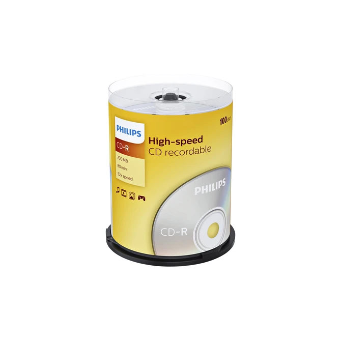 CD-R Philips 80Min 700MB 52x SP 100 stuks