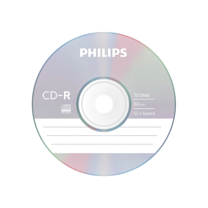 CD-R Philips 80Min 700MB 52x SP 100 stuks