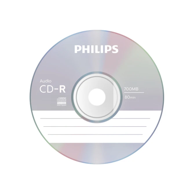 CD-R Philips 80Min audio JC 10 stuks