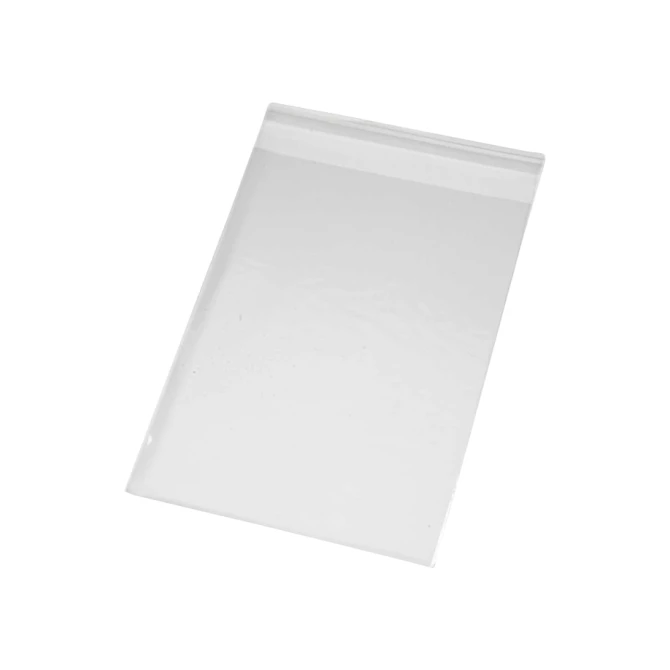 Cellofaanzak Creativ Company 17.3x12.3cm 25 micron met plakstrip 200 stuks