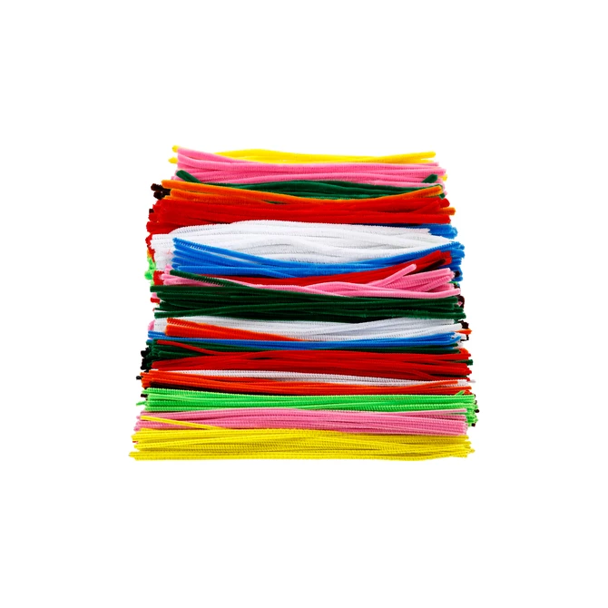 Chenilledraad Creativ Company 30cm dikte 4, 6, 9mm 700 stuks assorti