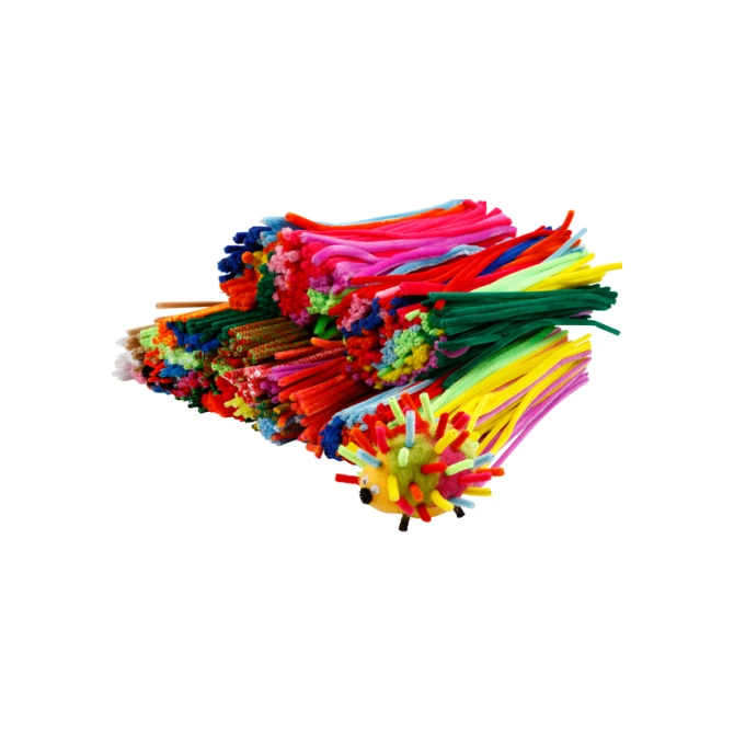 Chenilledraad Creativ Company 30cm dikte 4, 6, 9mm 700 stuks assorti