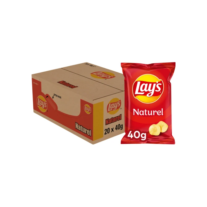 Chips Lay's Naturel 40gr Chips Lay's Naturel 40gr