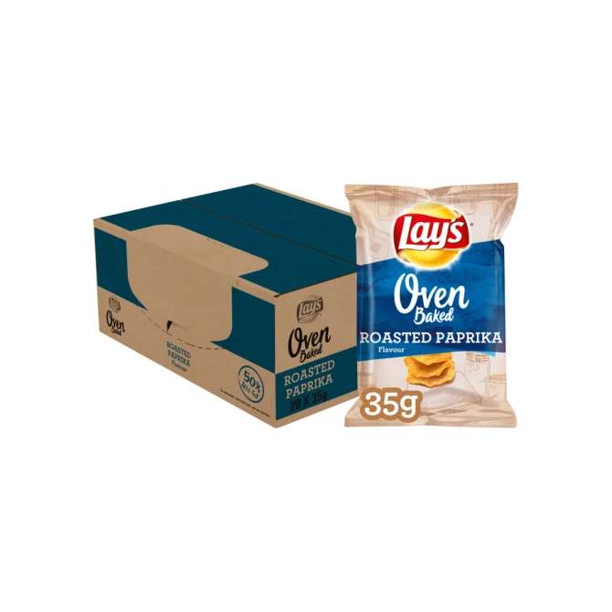Chips Lay's Oven roasted paprika zakje 35gr