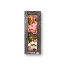 Chocolade Australian hartjes doos 4 stuks