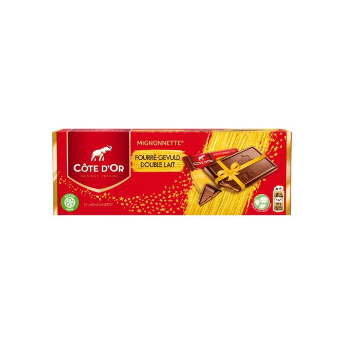 Chocolade Cote d'Or mignonnette Double Lait 21x10 gram