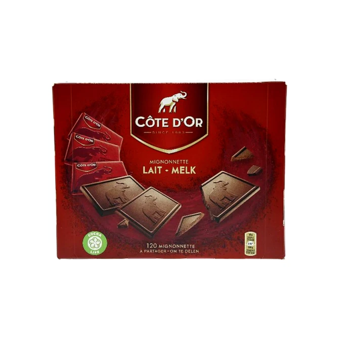 Chocolade Cote d'Or mignonnette melk 120x10 gram