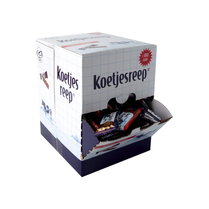 Chocolade Koetjesreep mini circa 180 stuks