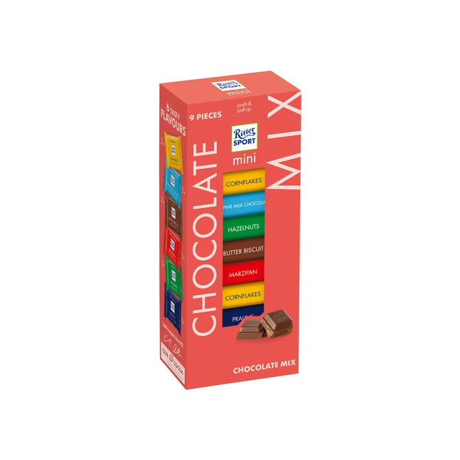 Chocolade Ritter Sport mini toren
