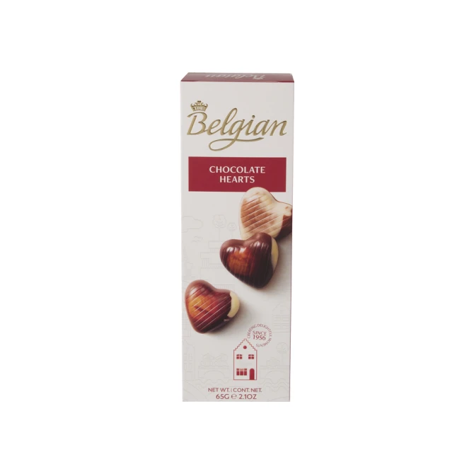 Chocolade The Belgian hartjes 65 gram