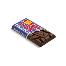 Chocolade Tony's Chocolonely donkere melk pretzel toffee reep 90 gram