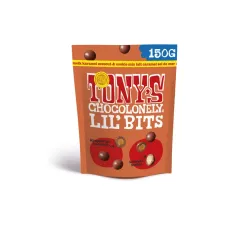 Chocolade Tony's Chocolonely Lil' Bits melk karamel zeezout & cookie 150 gram